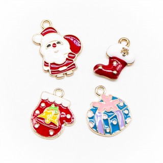 Новогодние подвески, микс 4шт SKF-508/4